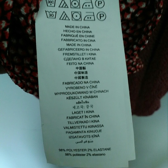 Michael Kors long sleeve tunic peasant top - Picture 6 of 7